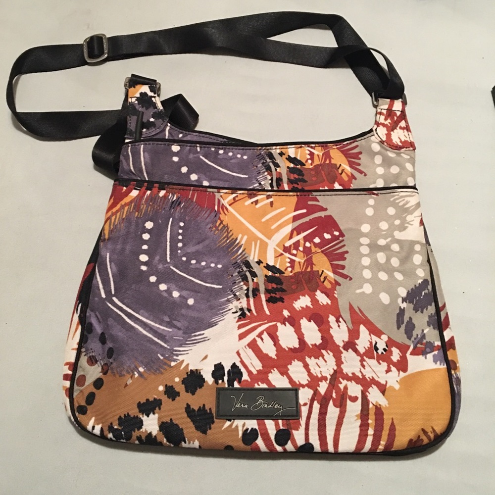Vera Bradley Painted Feathers Crossbody
